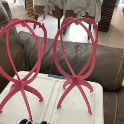 Wig stands two for five dollars