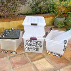 Plastic Storage Boxes