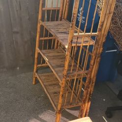 Rattan And Bamboo Shelves!