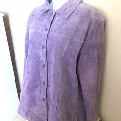 Leather Purple Jacket