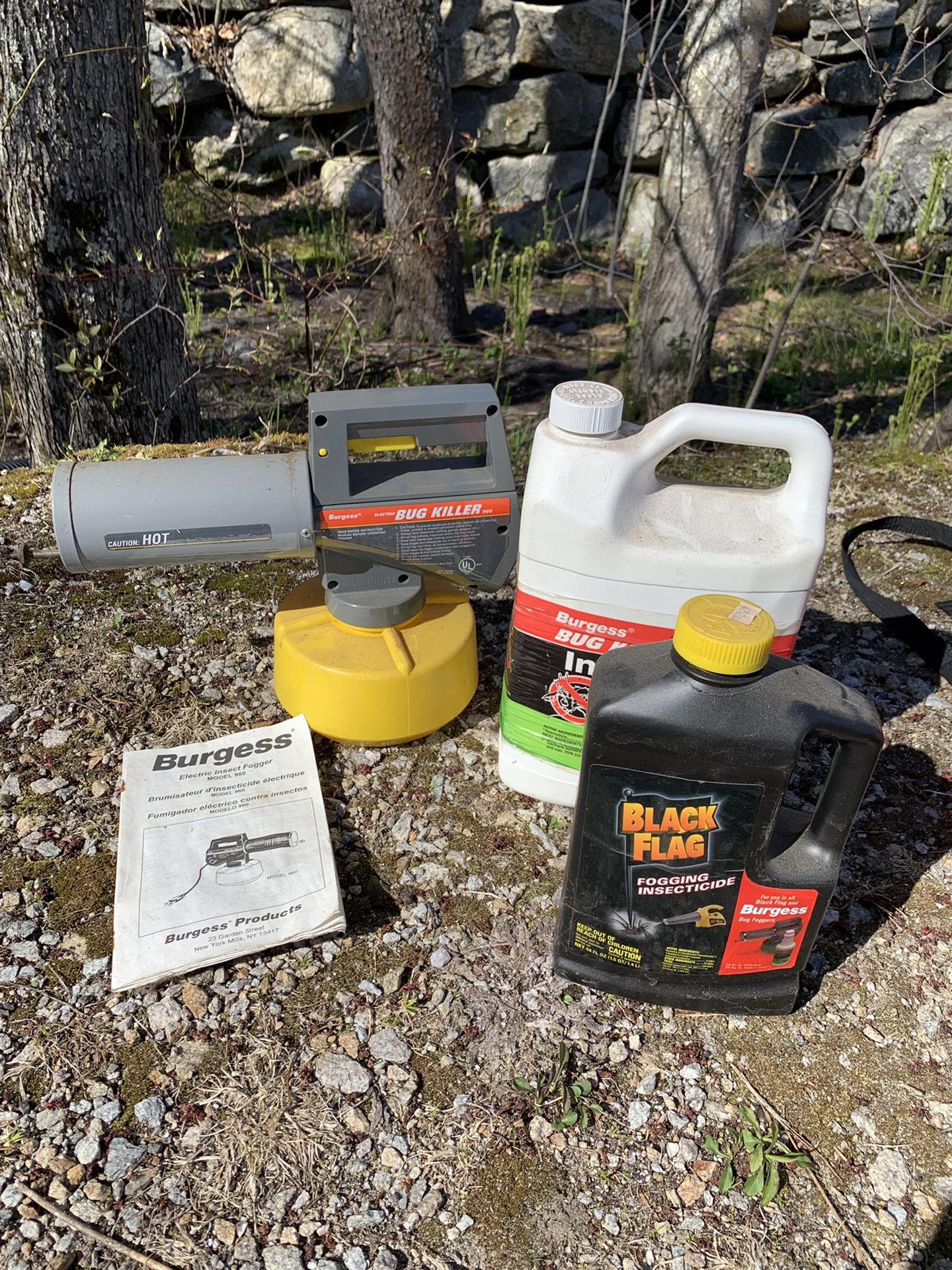 Burgess Electric Fogger Insect Bug Killer 960 Black Flag Fogging Insecticide