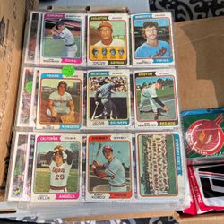 VINTAGE ! 1974 Topps Baseball Card Lot #12 All Cards For Just $2 Firm ! Wow ! Orginal Vintage Topps Cards 