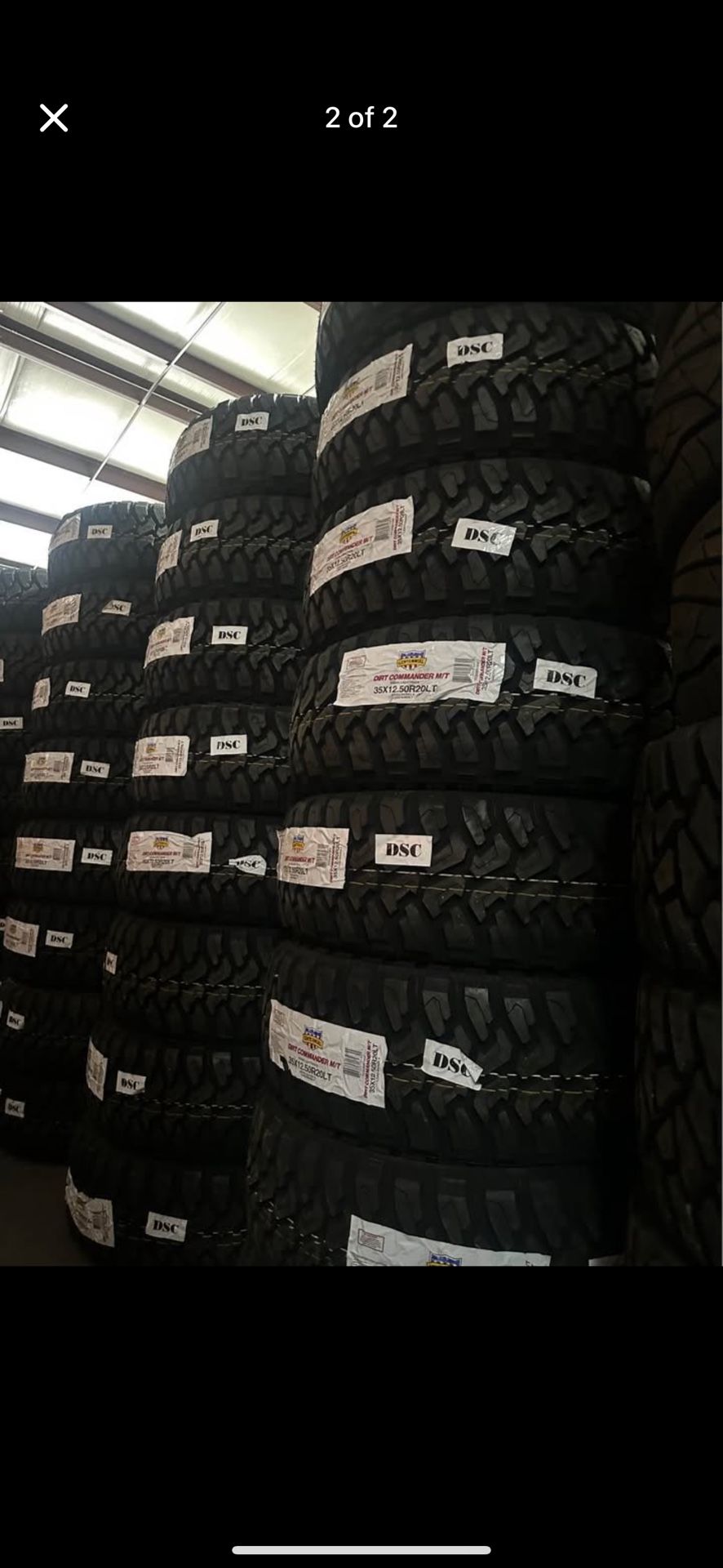 35x12.50R20 Centennial Dirt Commander M/T 12ply Tires