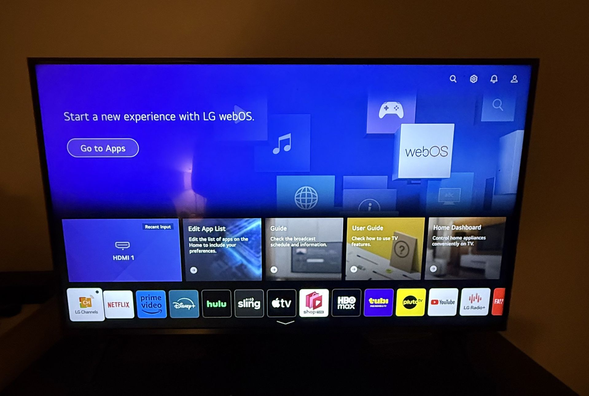 LG 43” 4K Smart TV