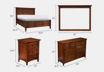 Raymour and Flanigan King size bed