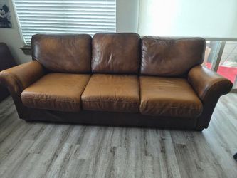 Leather couch