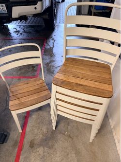 IKEA NORRMANSO dining chairs (six)