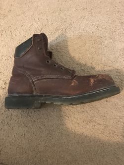 Red wing boot