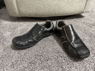 Men’s Skechers Black Slip On Shoes Size 9.5