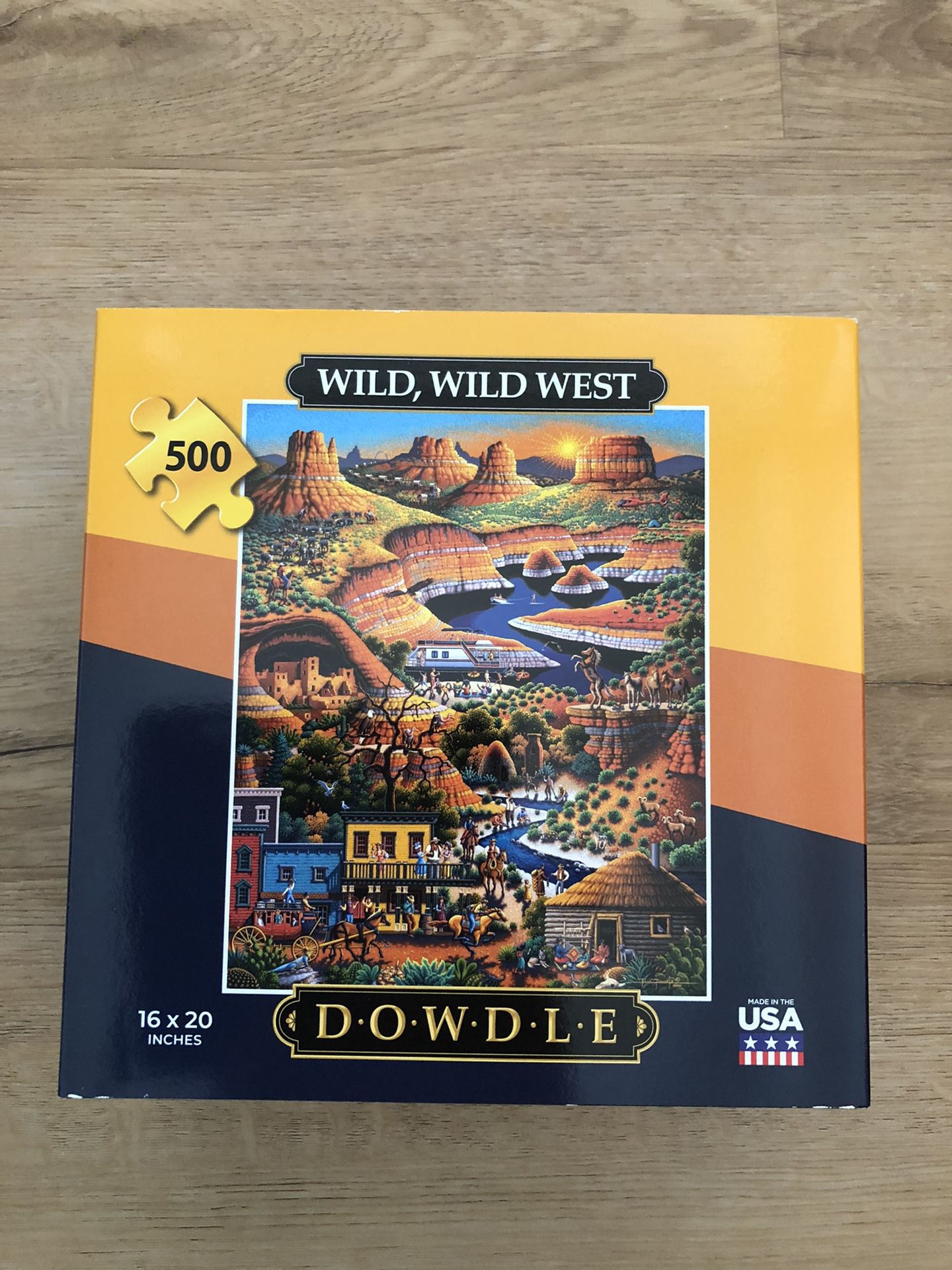 Dowdle Jigsaw Puzzles 500 Pieces- Wild, Wild West New Sealed Box
