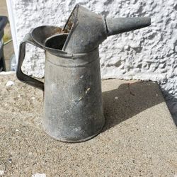 Vintage Oil Funnel Spout Container.  