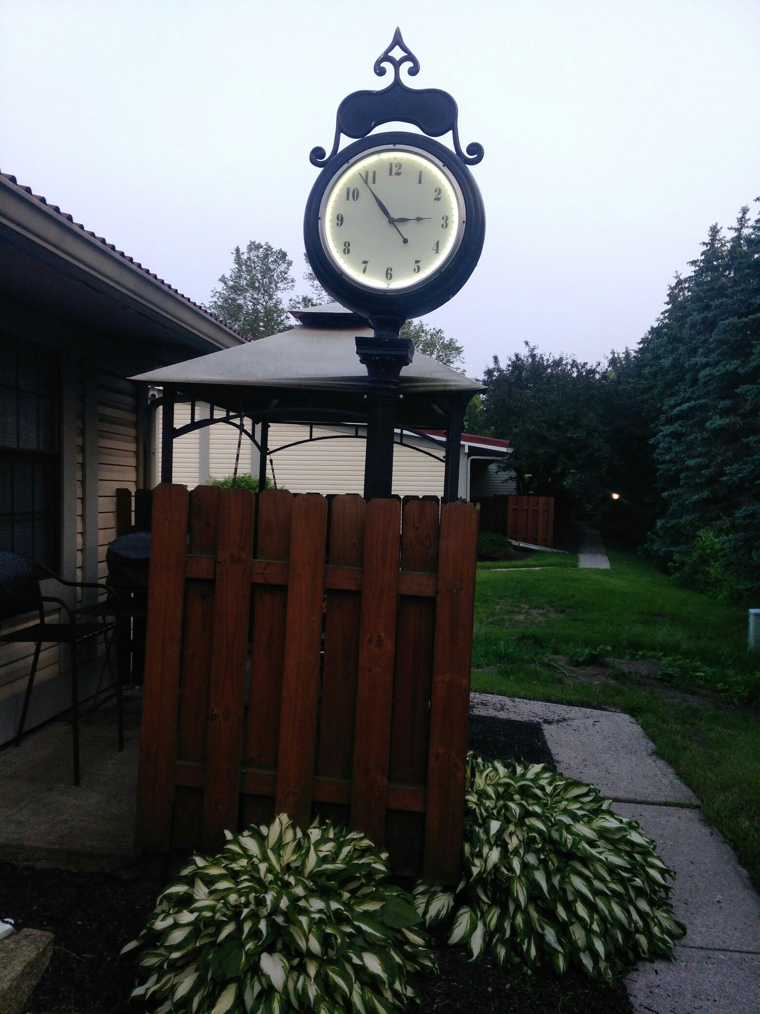 Antique style Two-Face Street clock.... Might trade for a car..Open to offers thanks