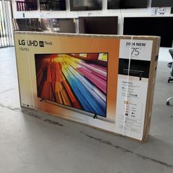 LG 75 Inch UT8000 4K HDR Smart TV - 1 Year Warranty