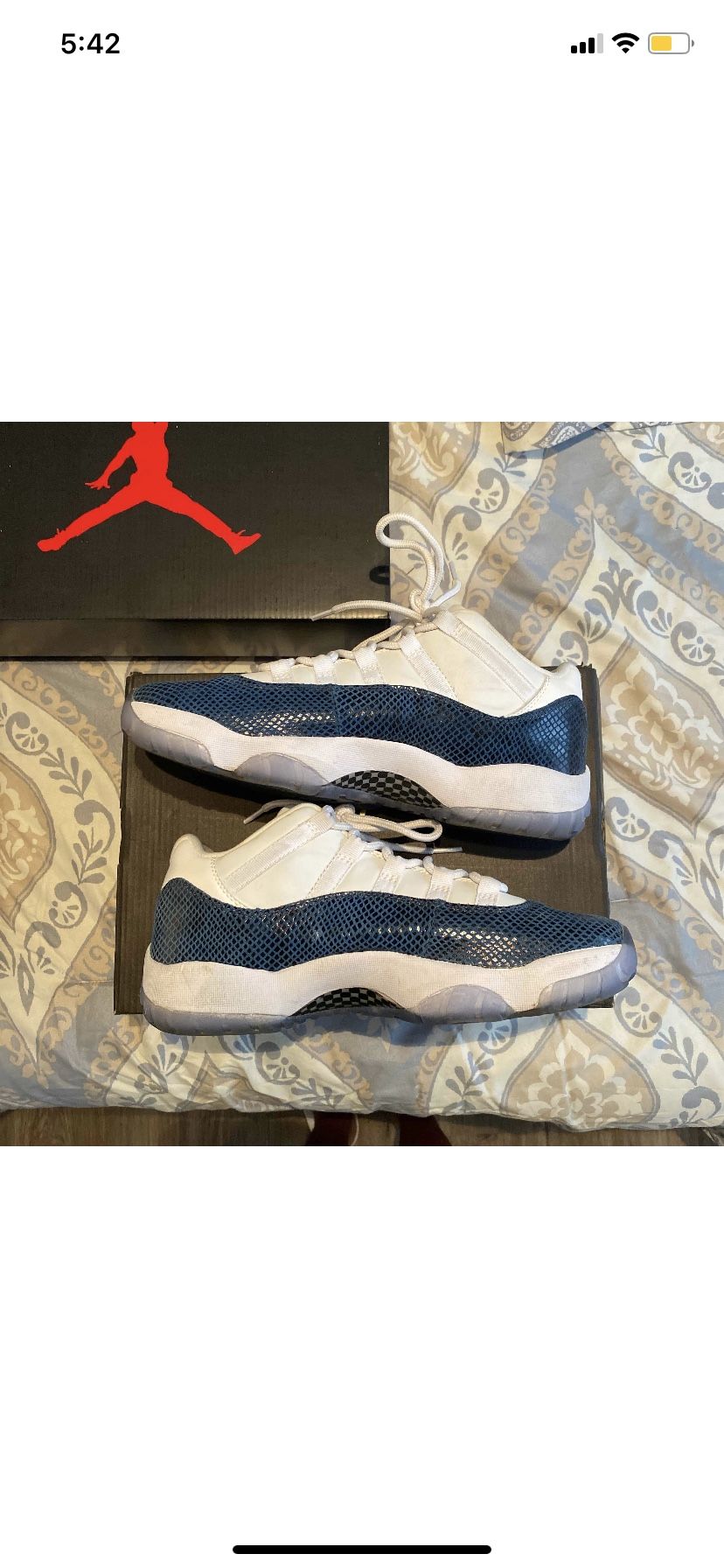 Air Jordan 11 retro low “Navy snakeskin”