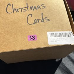 Box of Christmas cards