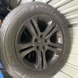 17 inches black Dodge charger factory