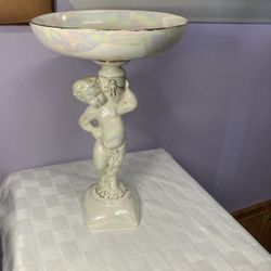 Cherub Bowl Statue By Arnel’s