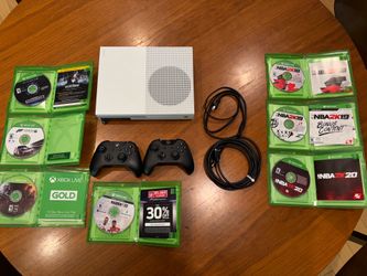 Xbox One S: two controllers +7 Xbox games
