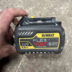 Dewalt 6ah 20 Volt Flexvolt Battery Good For All 20v  Tools