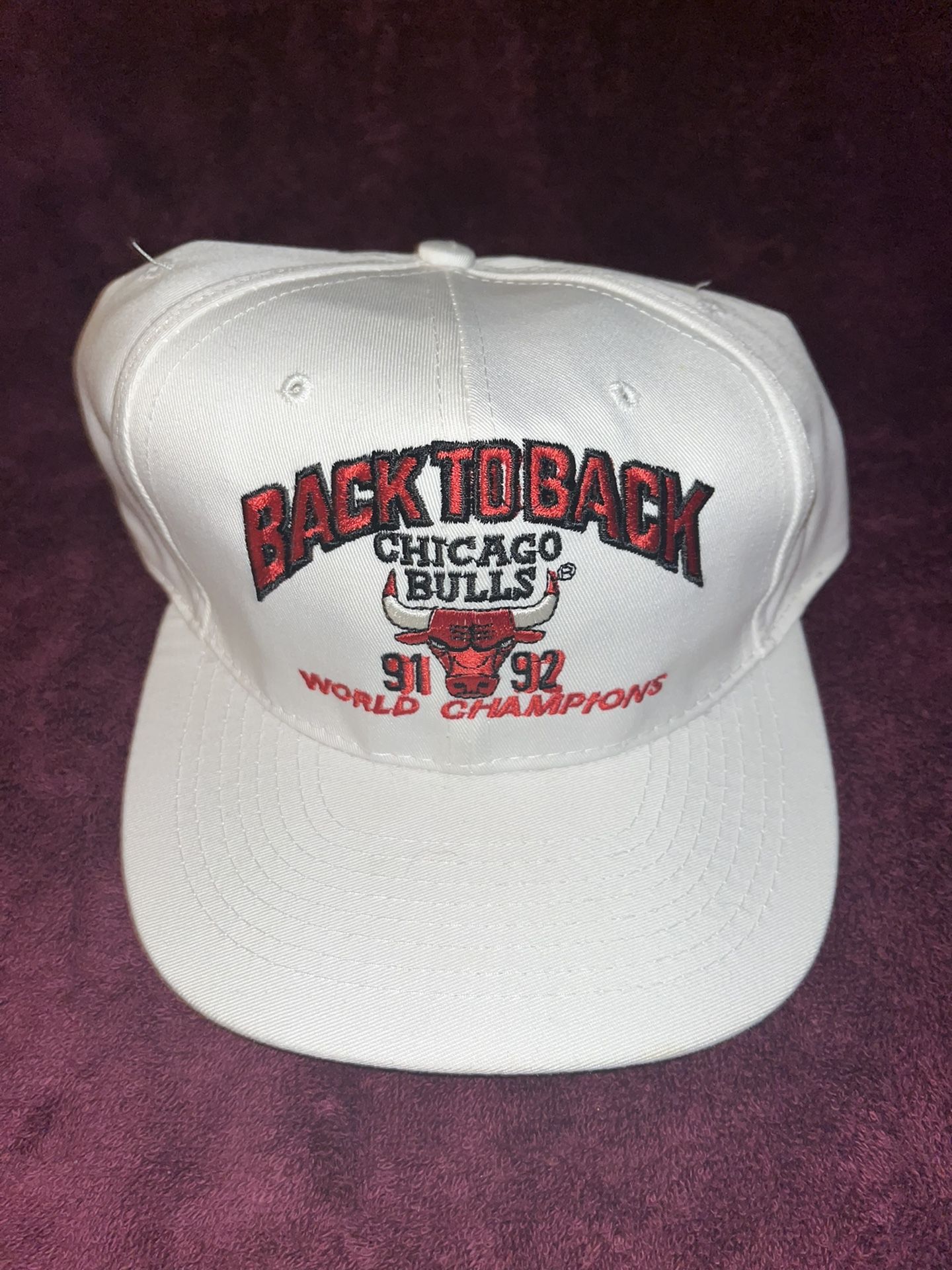 Vintage Chicago Bulls Back To Back Champions American Needle Snapback