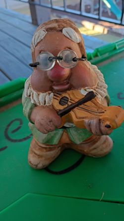 Vintage snow white and the seven dwarfs "doc" ceramic piggy bank