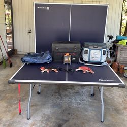 Ping pong table w/ one cooler or  tool box