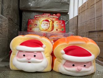 Jumbo Santa Bread Squishy – Bulk Wholesale
