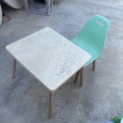 Kids Table With 1 Chair
