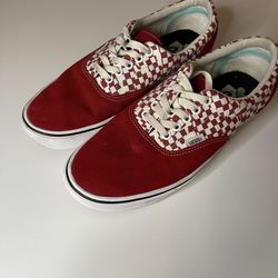 Red Vans Tear Check