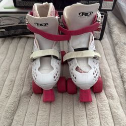 Girls Roller Derby Adjustable Roller Skates Size 3-6 Youth