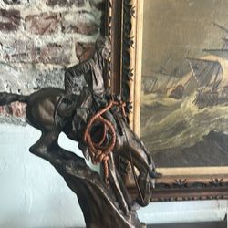 Frederick Remington Bronze Reproduction Sculpture