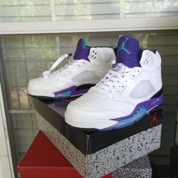 2025 Grape 5's Men's Sizes 9.5 And 10 Available