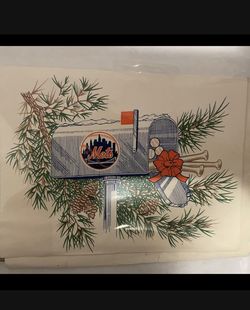 Vintage Mets Xmas Card