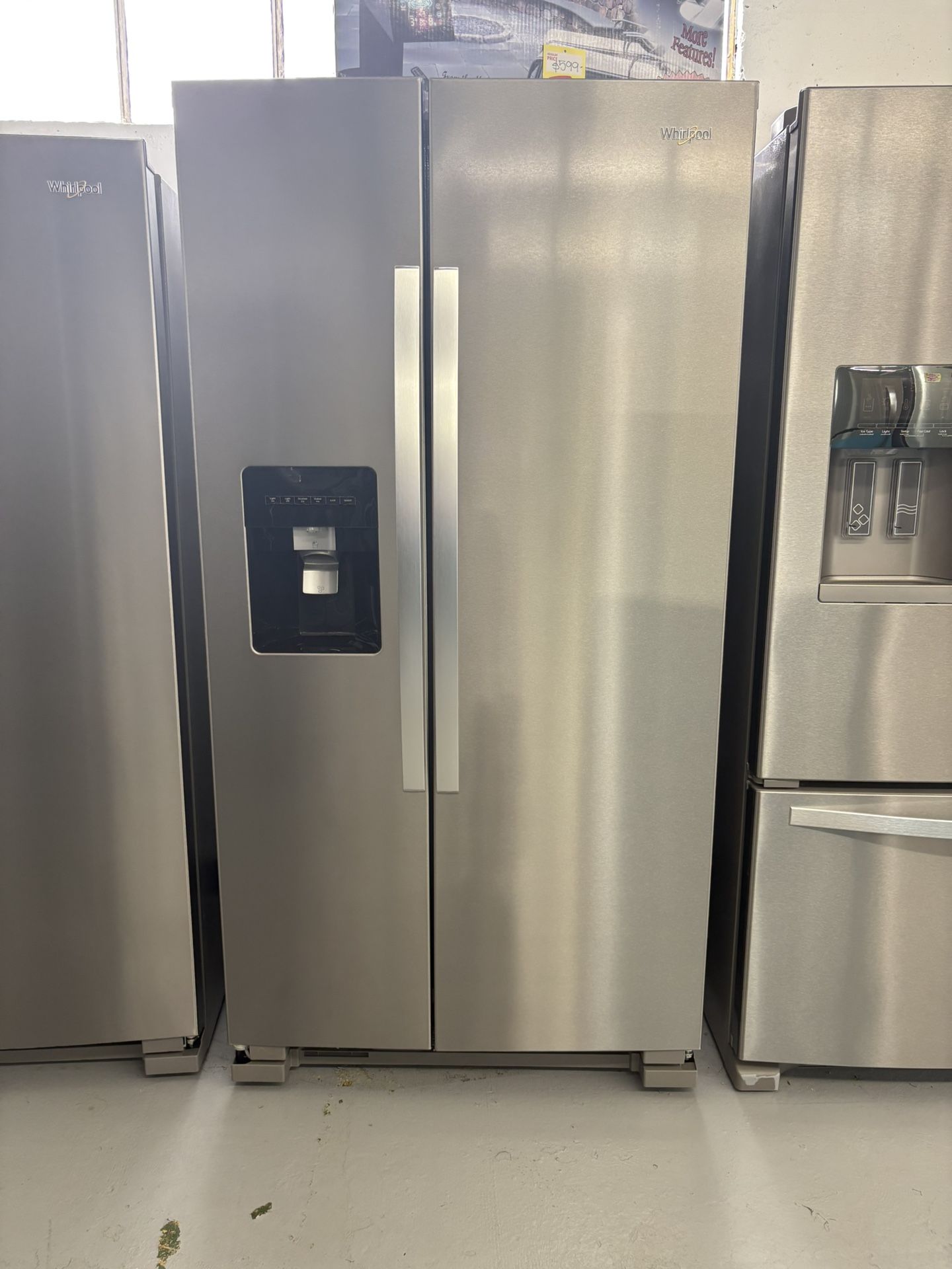 Whirlpool 36” 24.6 Cu Ft Refrigerator