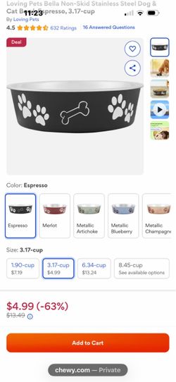 Dog medium bowls