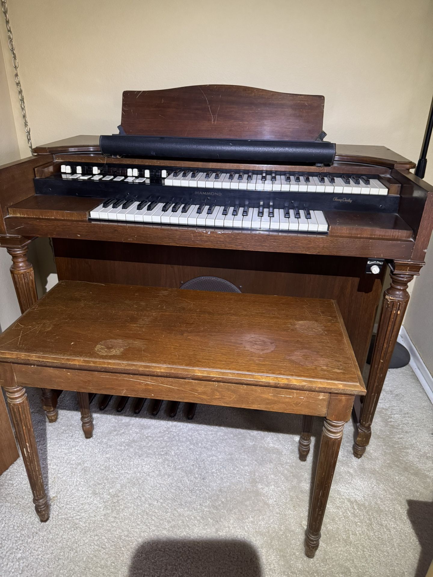 1953 M2 Reverb Hammond Organ