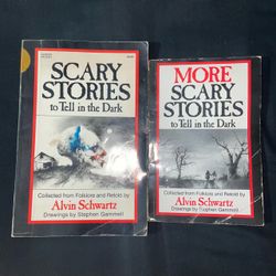 Scary Stories to Tell in the Dark Lot of 2 Alvin Schwartz Stephen Gammell