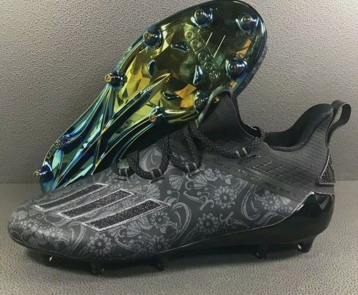 Adidas Adizero Young King Floral Black Football Cleats EH2723 Men’s Sizes [8][8.5][9][9.5][12] NO BOX 