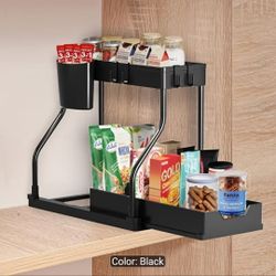 Kitchen undersink Storage rack