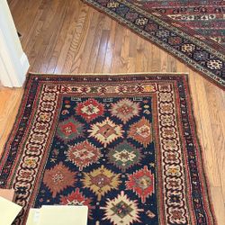1870’s Antique Caucasian Kazak Rug 4x6