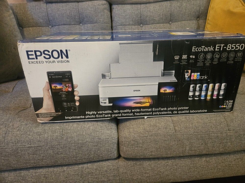 **Unopened And Unused** Epson EcoTank ET-8550 All-in-One Printer