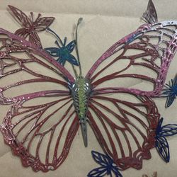 Metal Butterfly Wall Decor