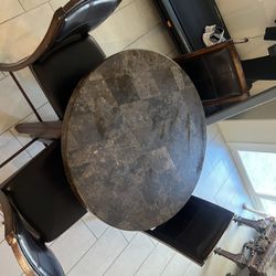 Marble Table With Chairs