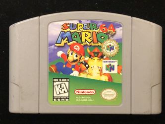 Super Mario 64(Nintendo 64) Authentic Cartridge