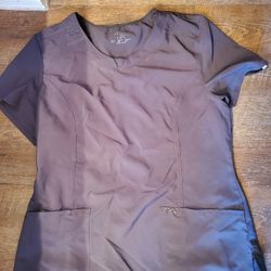 Gray Scrub Top