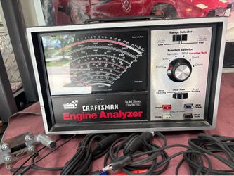 Old school engine analyzer
