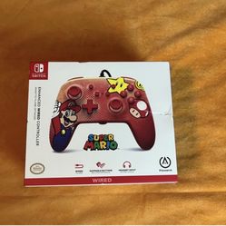 Super Mario Bros Brand new in box unopened nintendo switch controller
