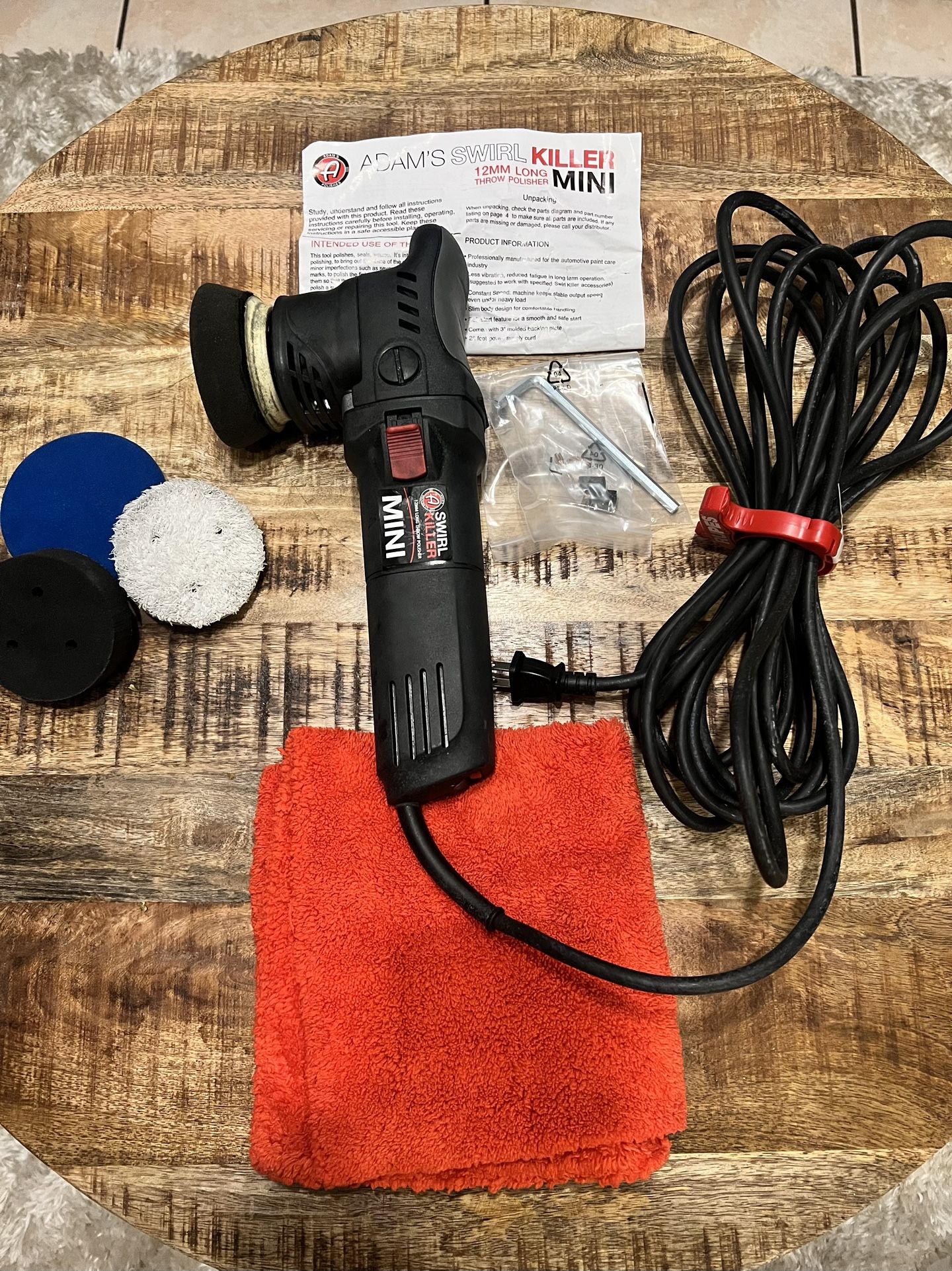 Adams Polishes Mini 12MM Swirl Killer Dual Action Orbital Polisher