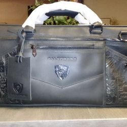 Call Of Duty Black Leather Knife Bag