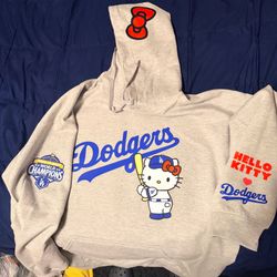 Hello kitty dodgers hoodie